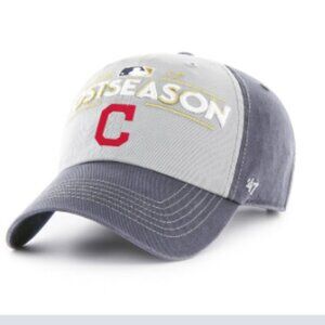 Cleveland Indians '47 2017 Postseason Grasp Cleanup Locker Room Adjustable Hat -